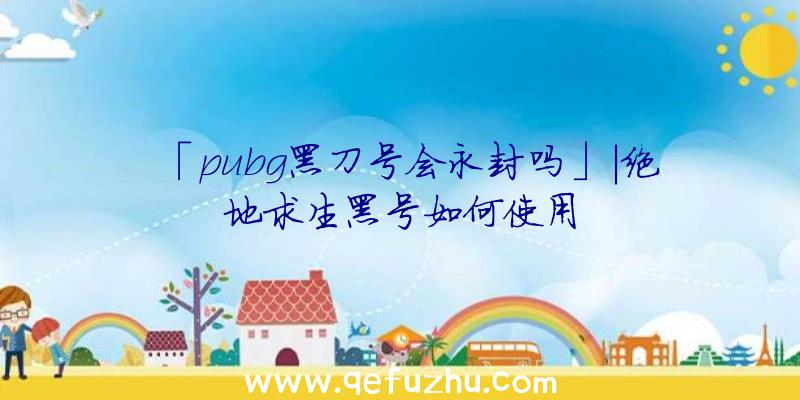 「pubg黑刀号会永封吗」|绝地求生黑号如何使用